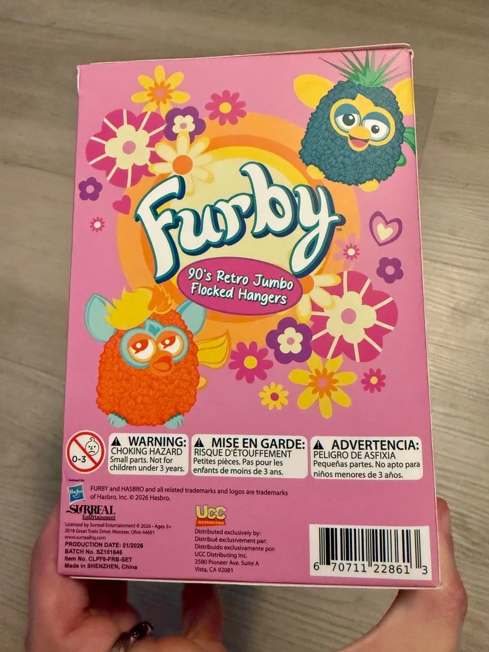 Furby Flocked Blind Bag Figural Bag Clip Collectible Keychain Mystery Figure NEW